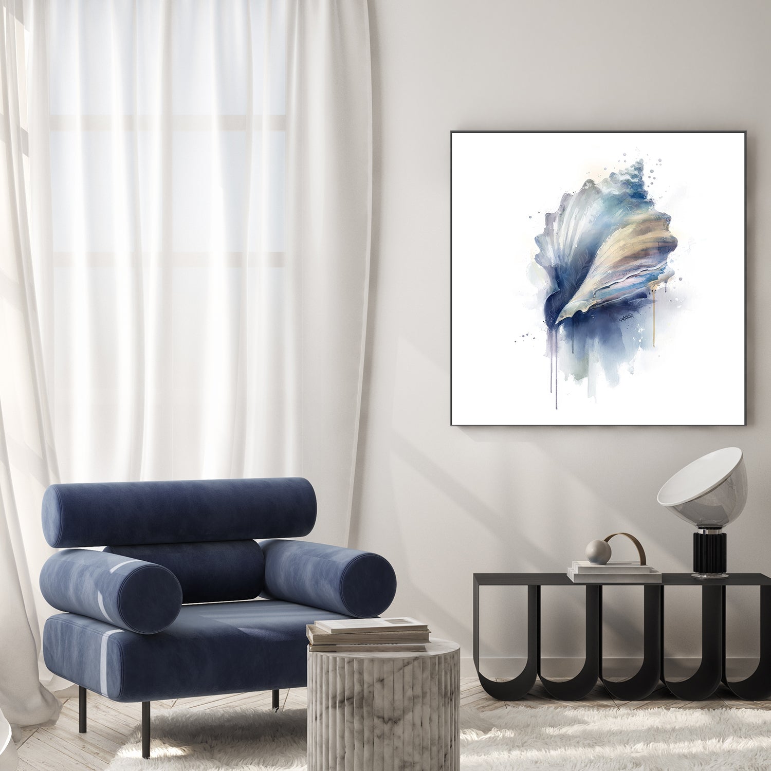 Coastal Serenity Conch Shell