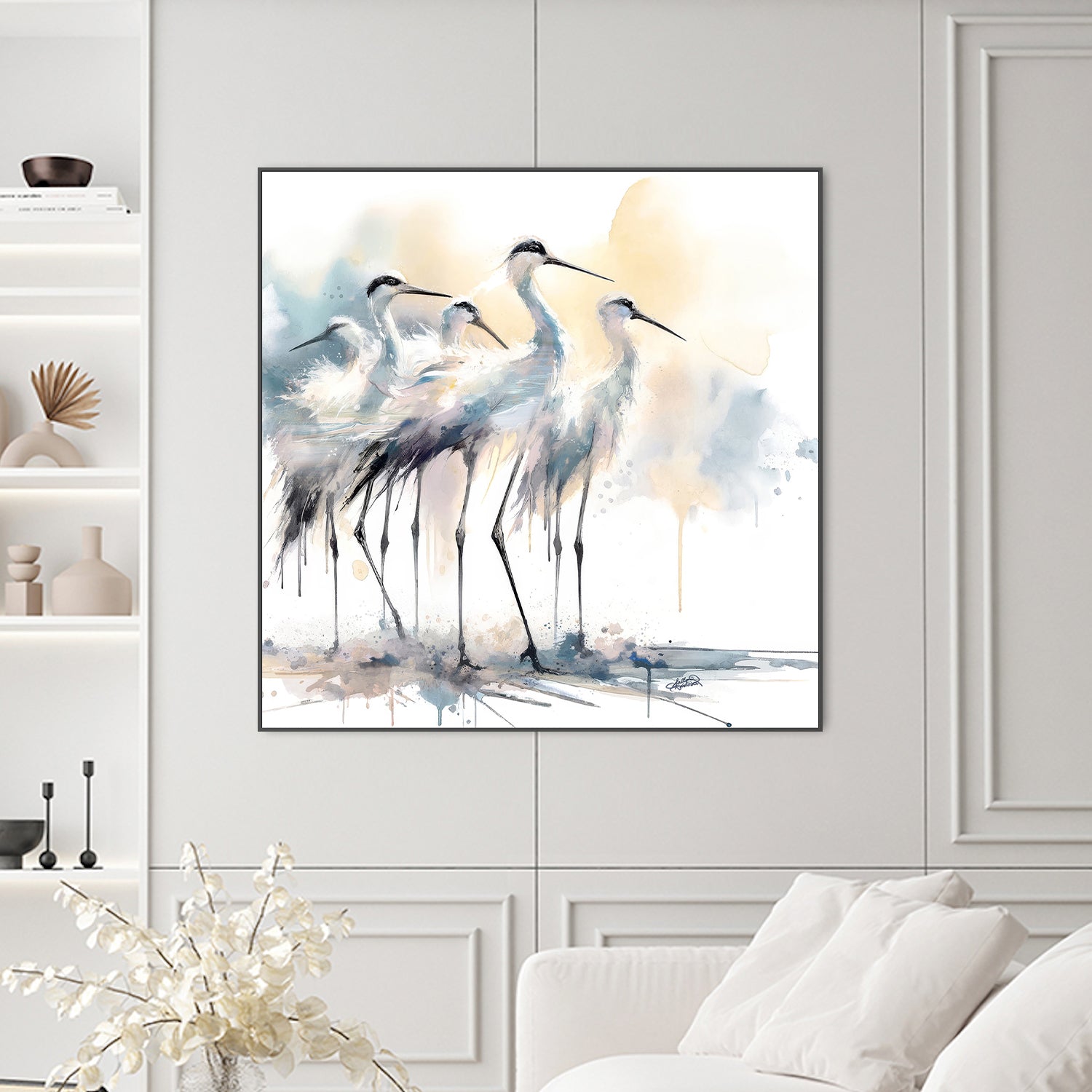 Coastal Serenity Sea Birds , By Sally Barlow