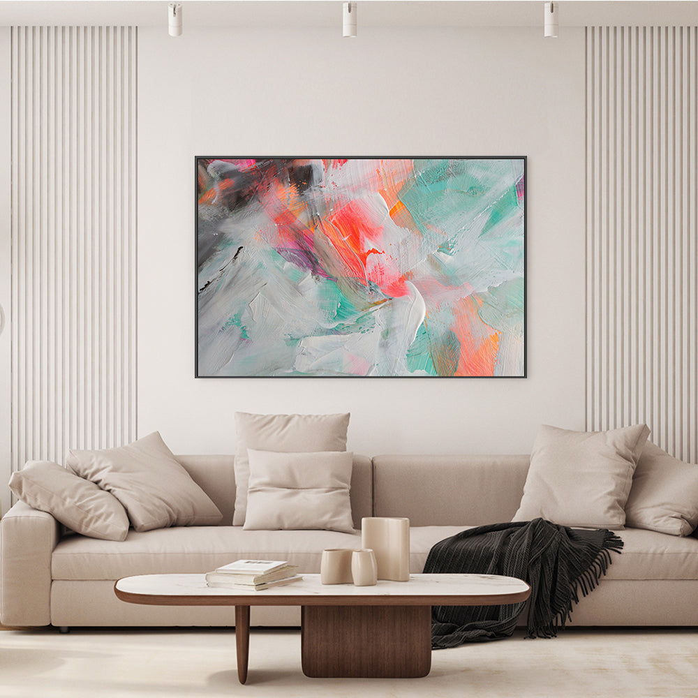 Fluro Colours, Style C , Hand-Painted Canvas