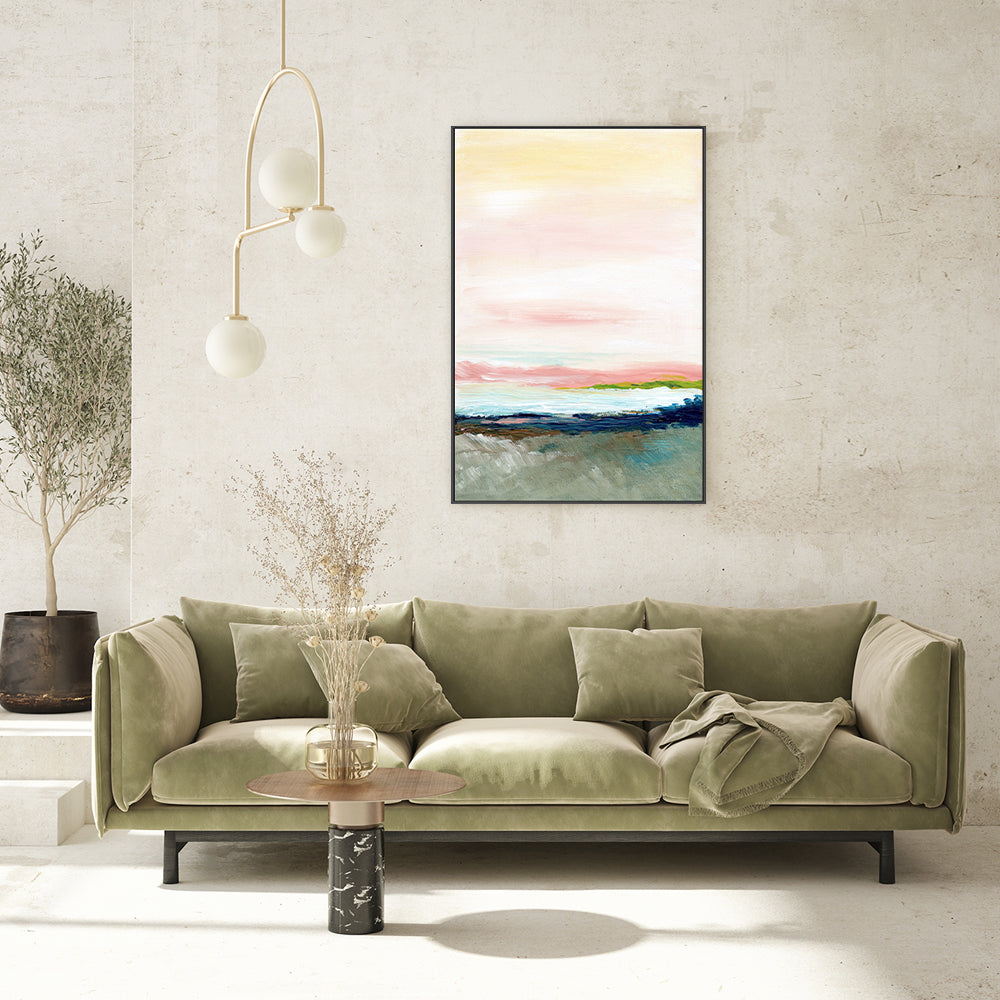 Morning Mist, Style A, Hand-Painted Canvas