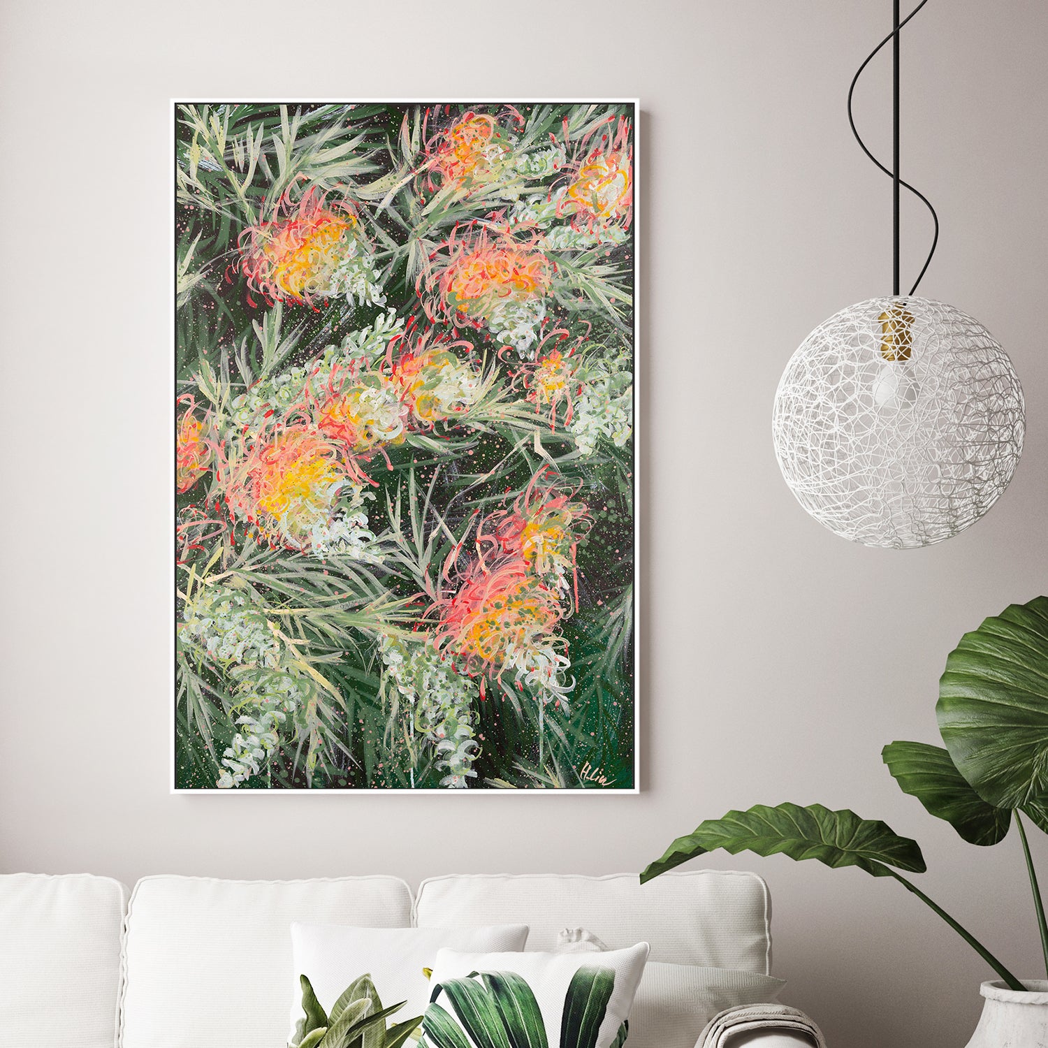 Grevillea Peaches and Cream