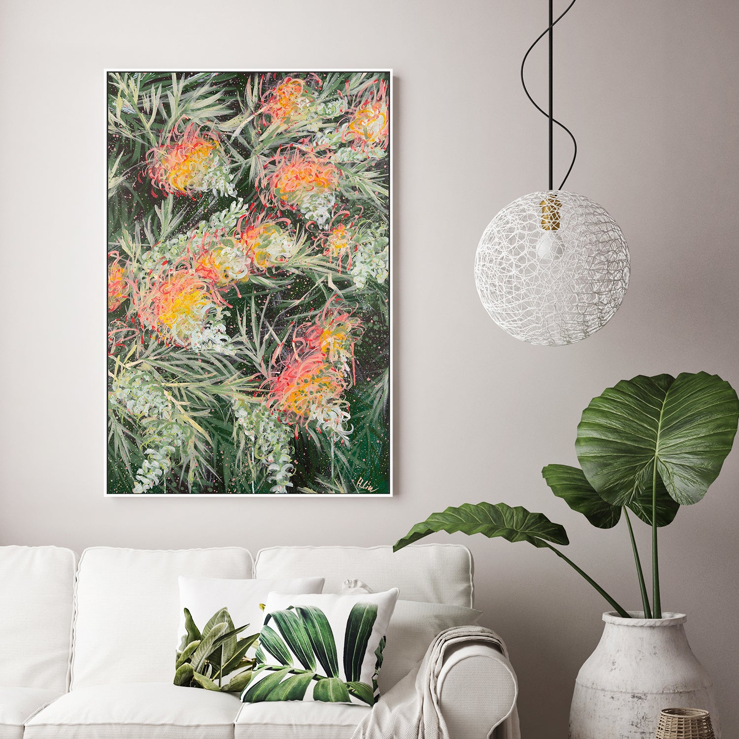 Grevillea Peaches and Cream