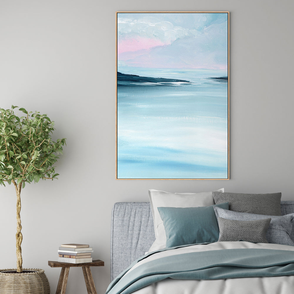 Waves Of Tranquility, Style A, Hand-Painted Canvas