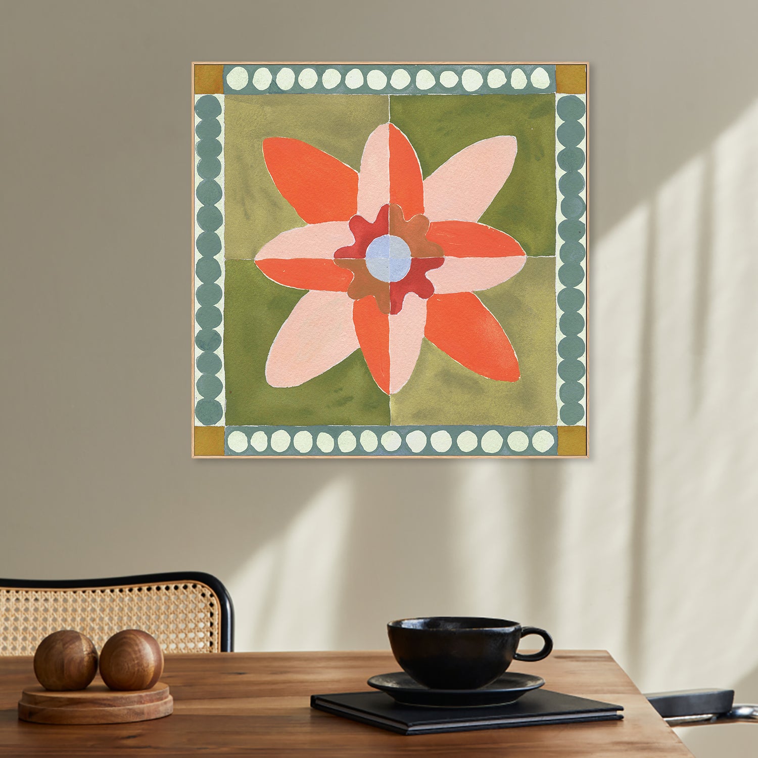 Daffodil Tile Coral , By Meredith Walker