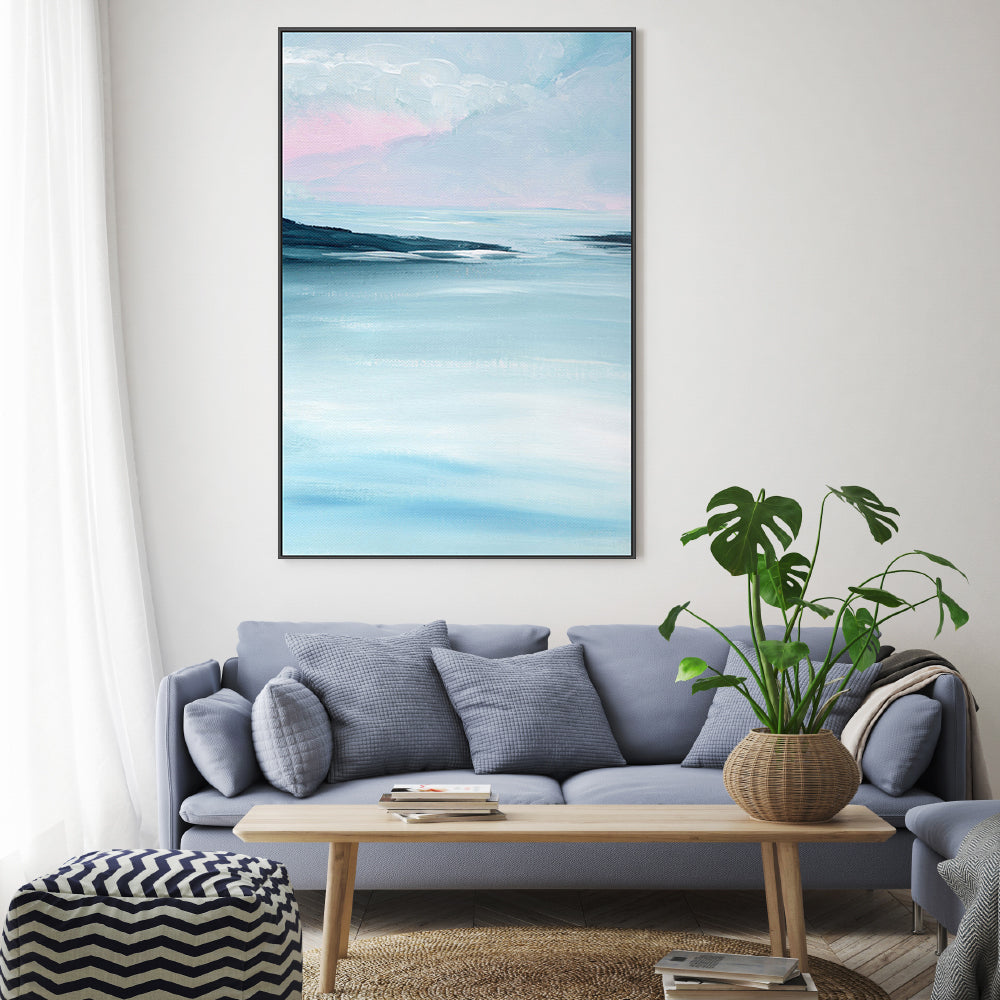 Waves Of Tranquility, Style A, Hand-Painted Canvas