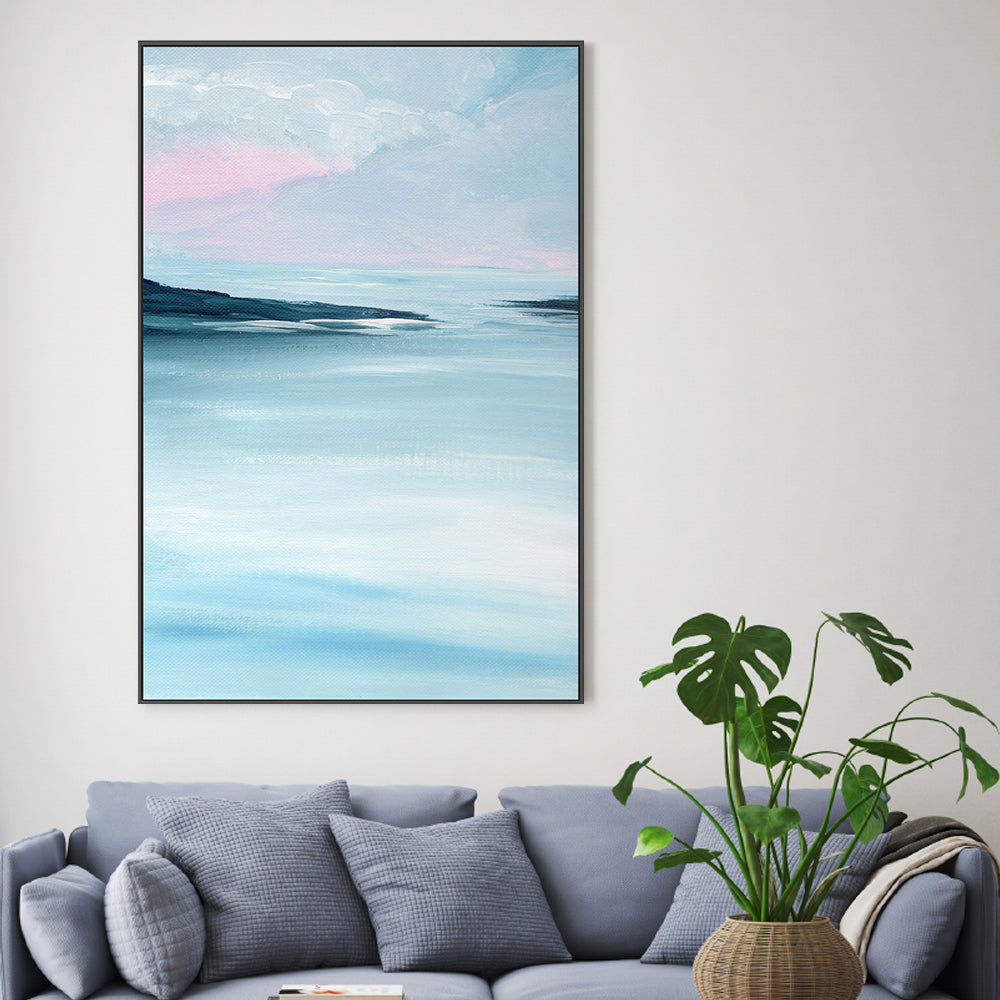 Waves Of Tranquility, Style A, Hand-Painted Canvas