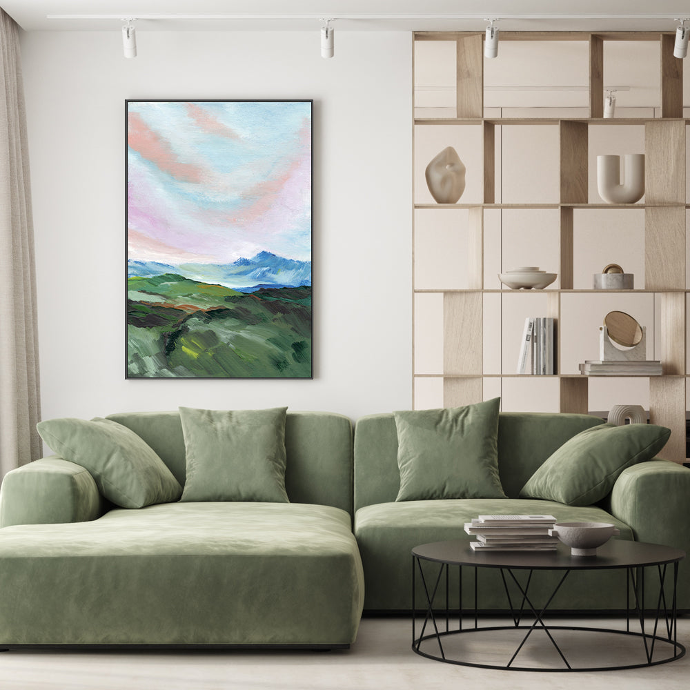 Serene View, Hand-Painted Canvas