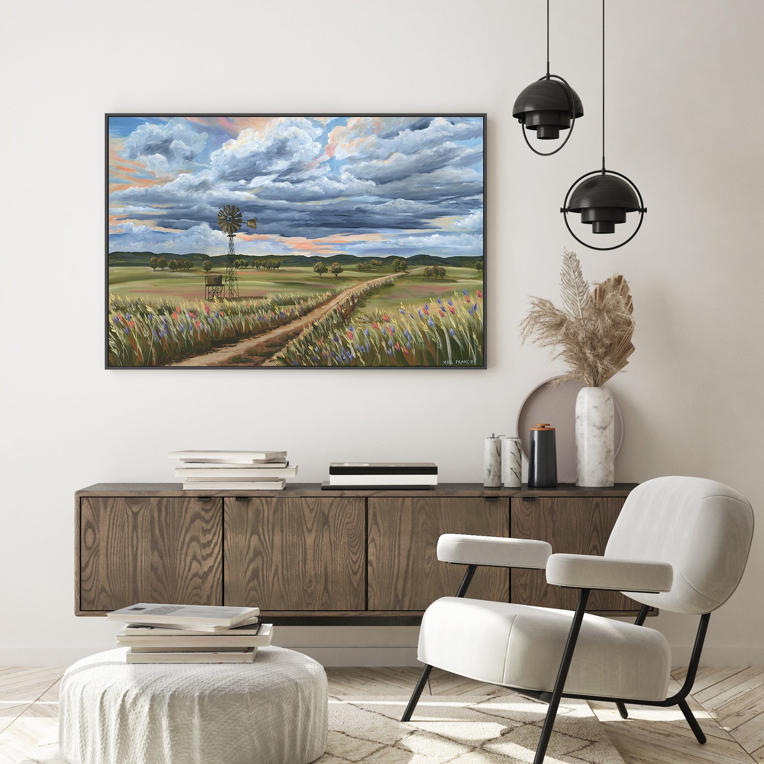 Back Road, Style A , By Meg Frances