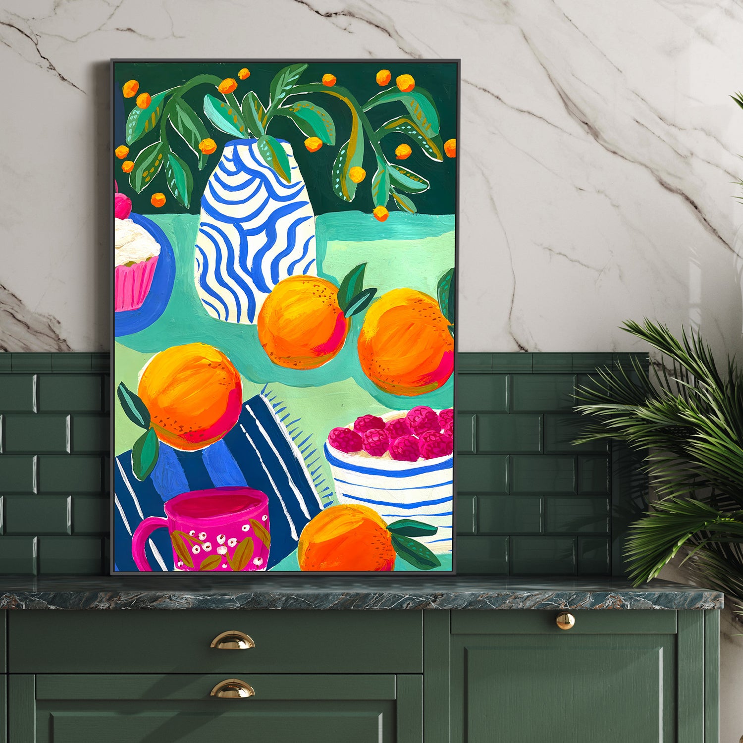 Oranges, Berries And Cupcakes