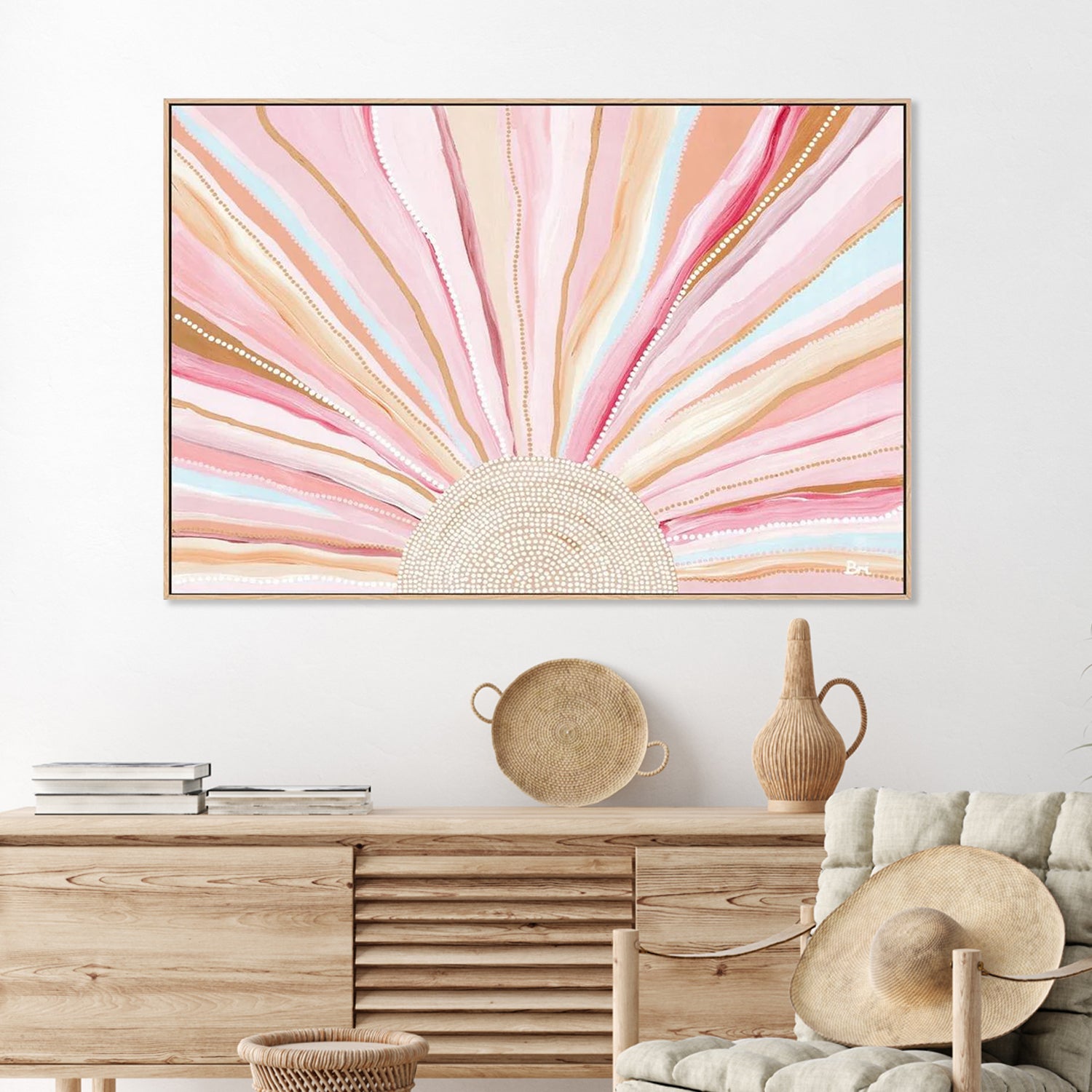 Rising Sun, Soft Pastel Tones