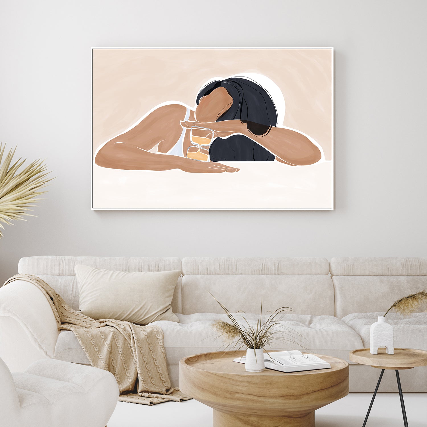 Woman With a Magic Hourglass