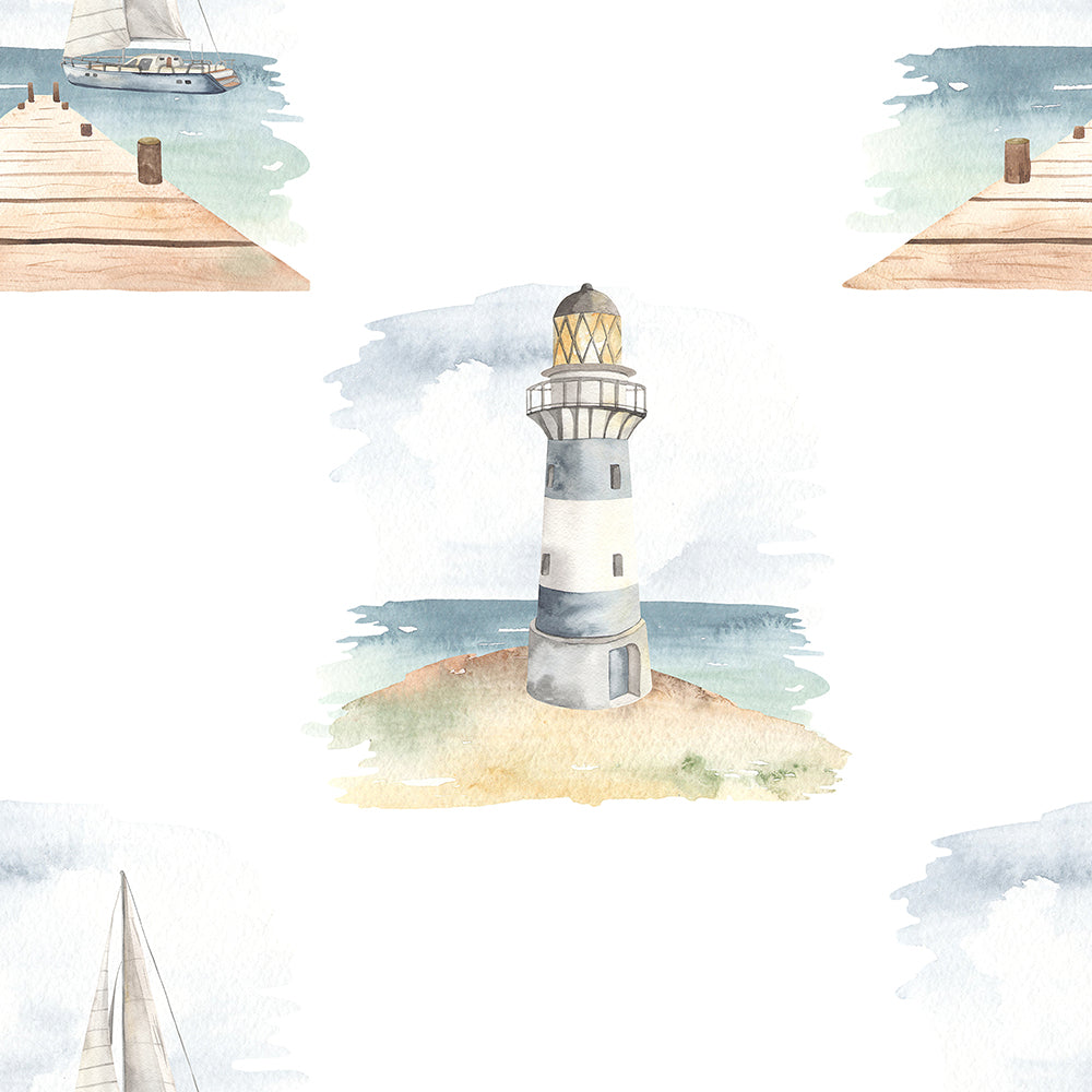 Lighthouse-wallpaper-eco-friendly-easy-removal-Gioia Wall Art-1