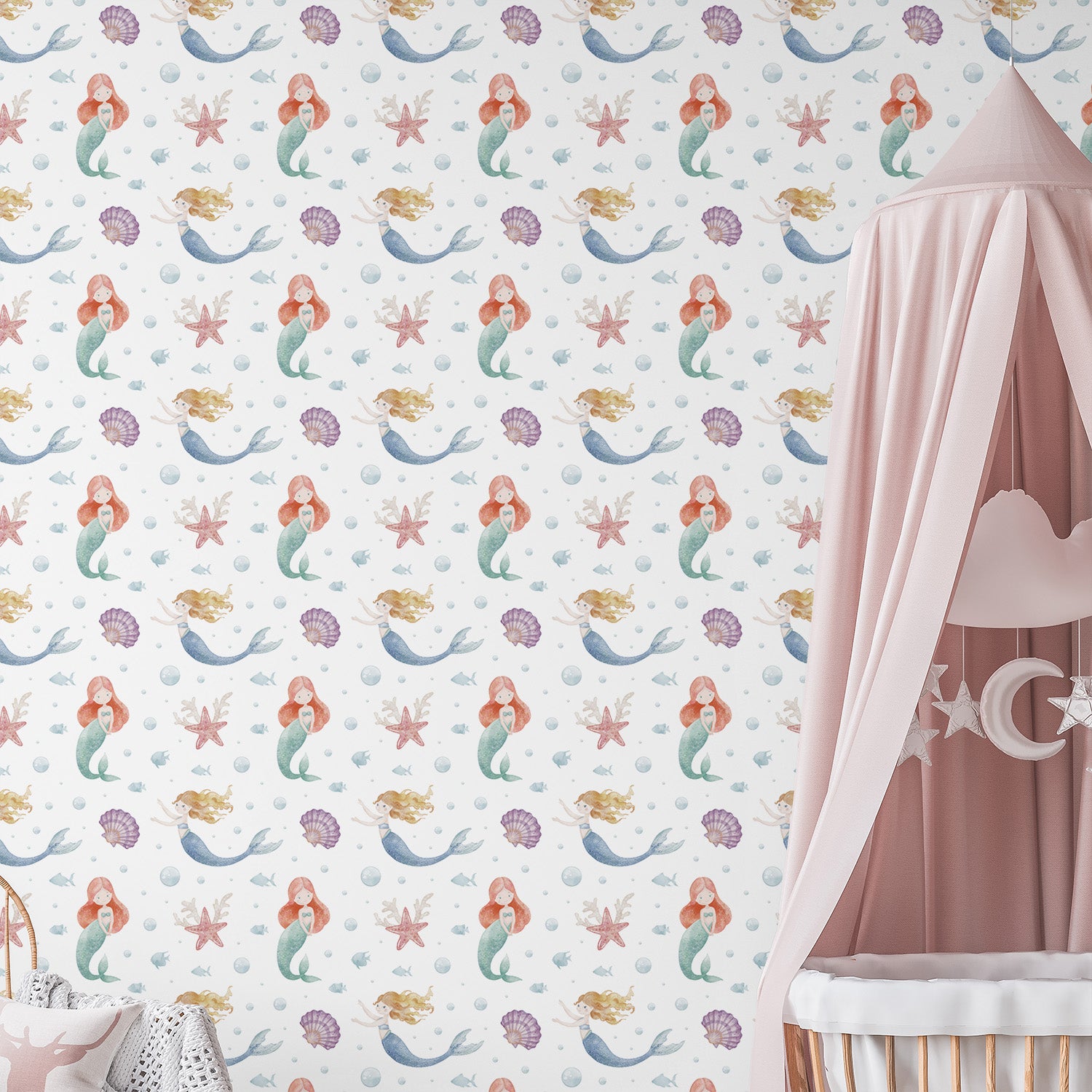 Little Mermaid-wallpaper-eco-friendly-easy-removal-Gioia Wall Art-2