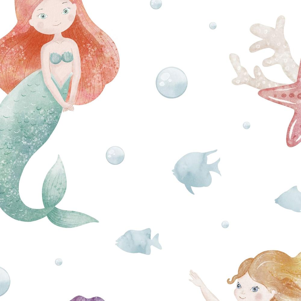 Little Mermaid-wallpaper-eco-friendly-easy-removal-Gioia Wall Art-4