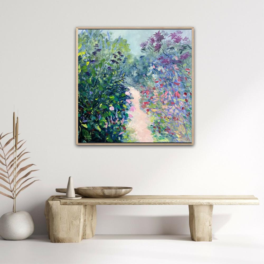 Love Blooms Here , Original Artwork-by-Meredith Howse-original art-Gioia