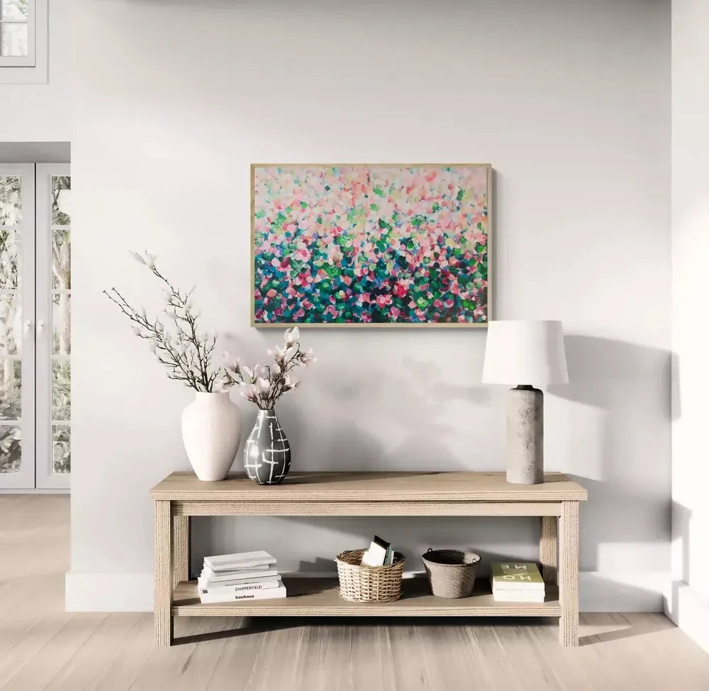 Love Blooms, Original Hand-Painted Canvas By Katherine Spiller-by-Katherine Spiller-original art-Gioia