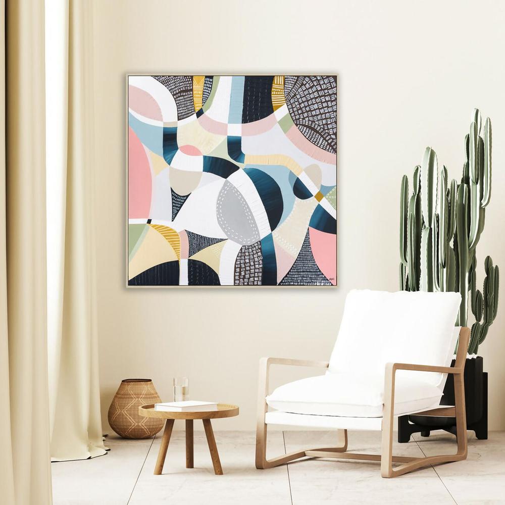 MCG Aerial, Original Hand-Painted Canvas By Ani Ipradjian-by-Ani Ipradjian-original art-Gioia