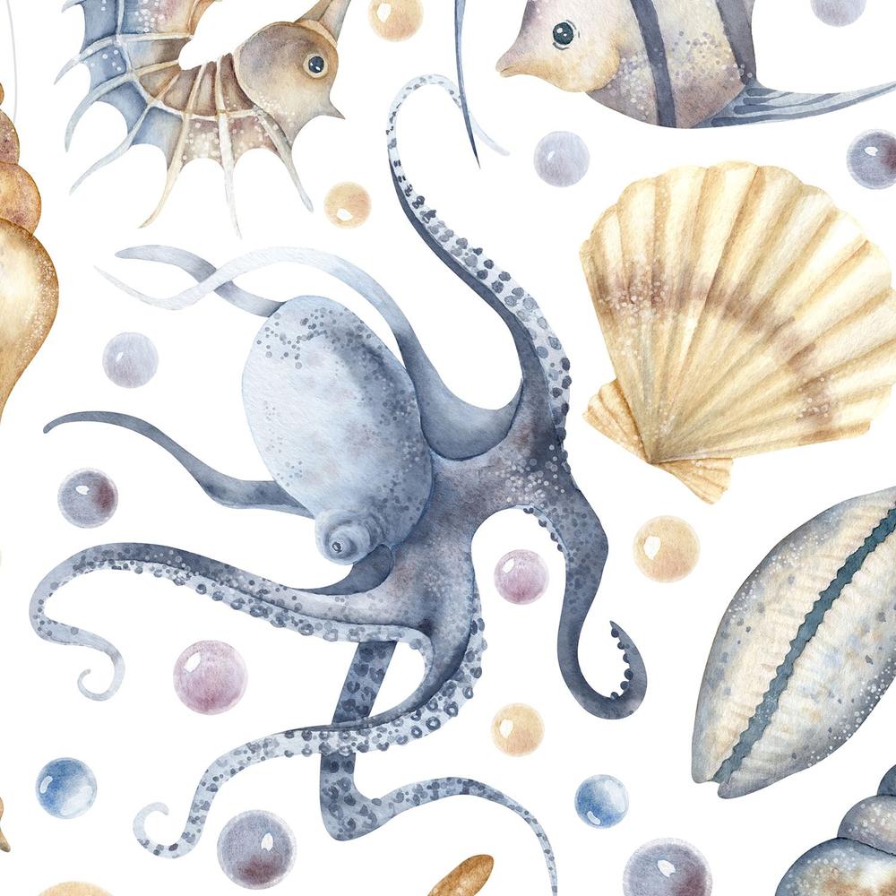 Marine Diversity-wallpaper-eco-friendly-easy-removal-Gioia Wall Art-4