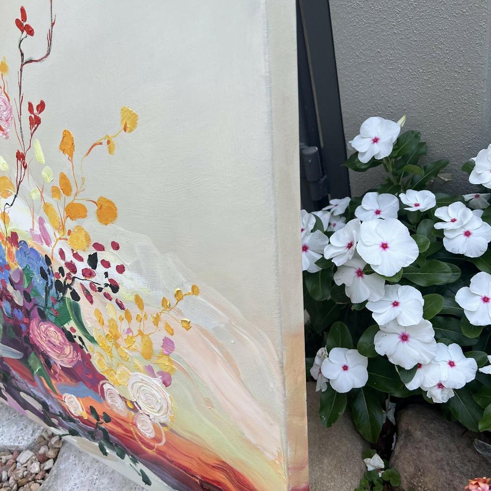 Maximalism Vintage. Original hand painted artwork by Meredith Howse.-by-Meredith Howse-original art-Gioia