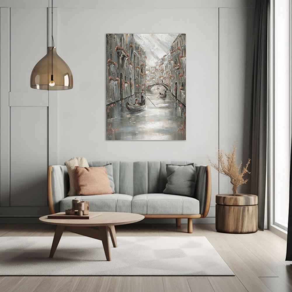 Memory, Venice Charm , Original Hand-Painted Canvas By Isabella Karolewicz-by-Isabella Karolewicz-original art-Gioia