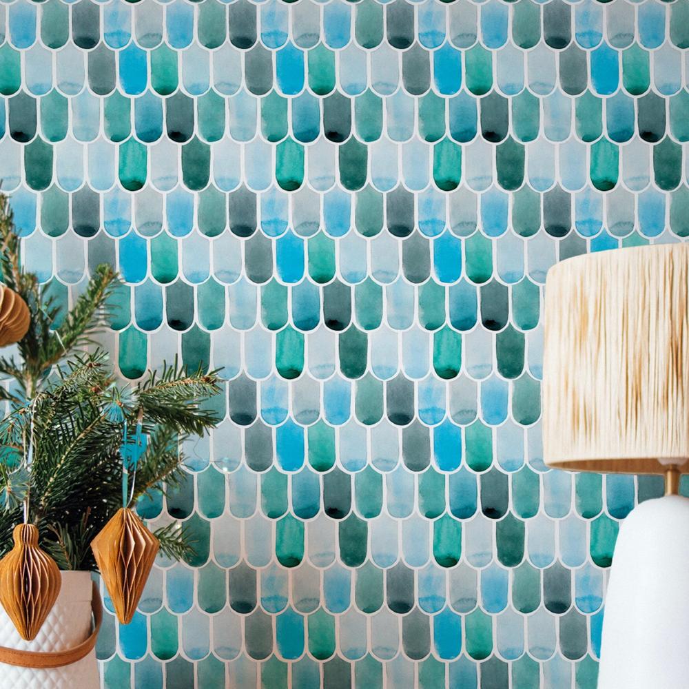 Mermaid Scales-wallpaper-eco-friendly-easy-removal-Gioia Wall Art-2