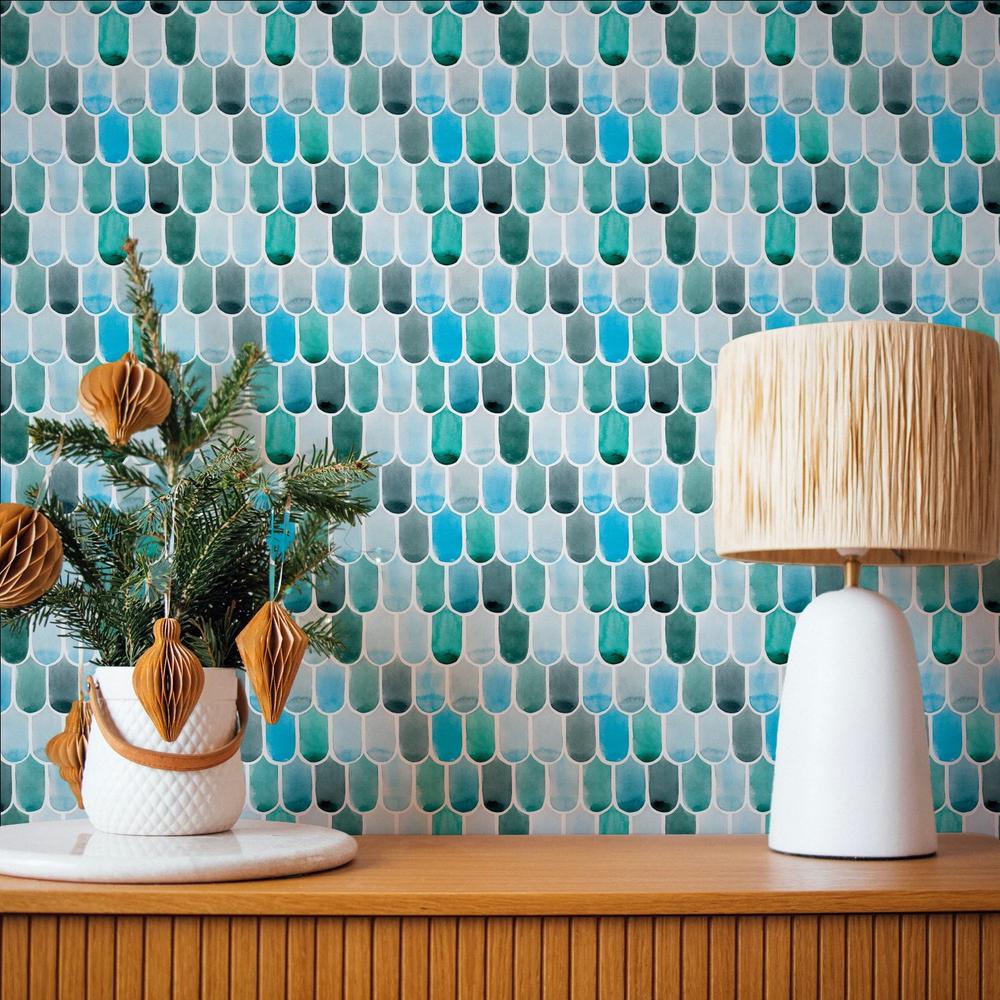 Mermaid Scales-wallpaper-eco-friendly-easy-removal-Gioia Wall Art-5