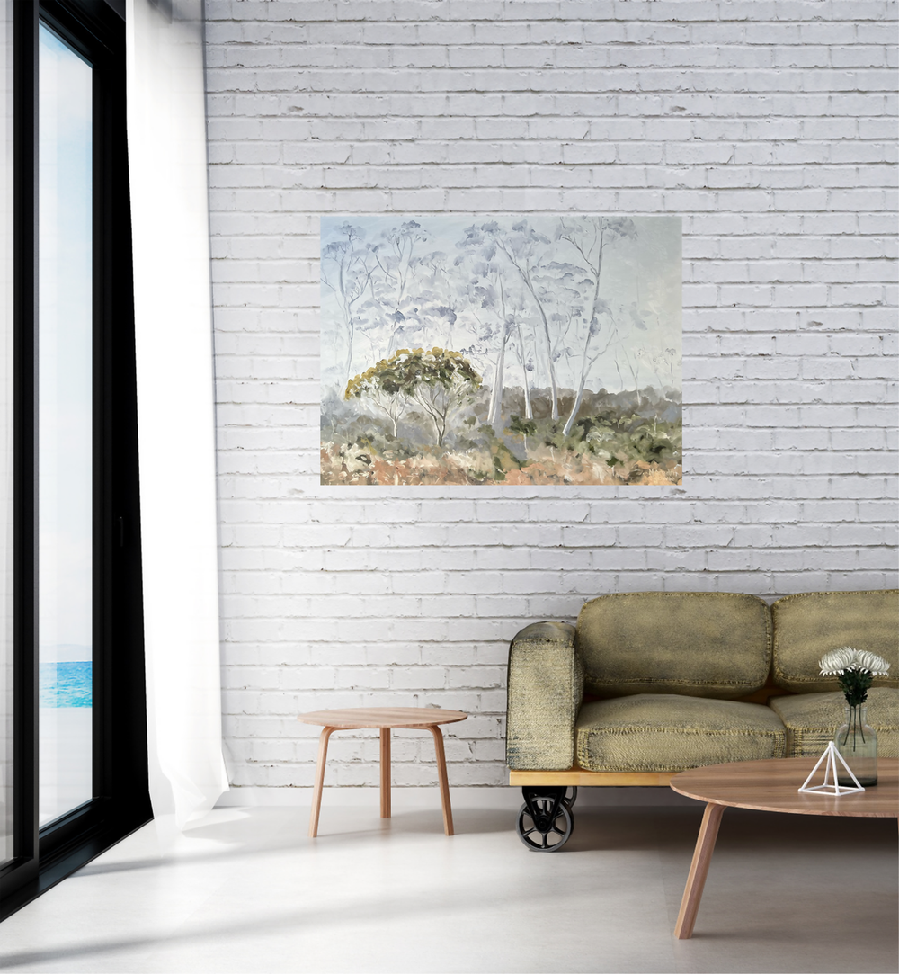 Middlesex Plains, Tasmania. Original hand-painted artwork by Meredith Howse.-by-Meredith Howse-original art-Gioia