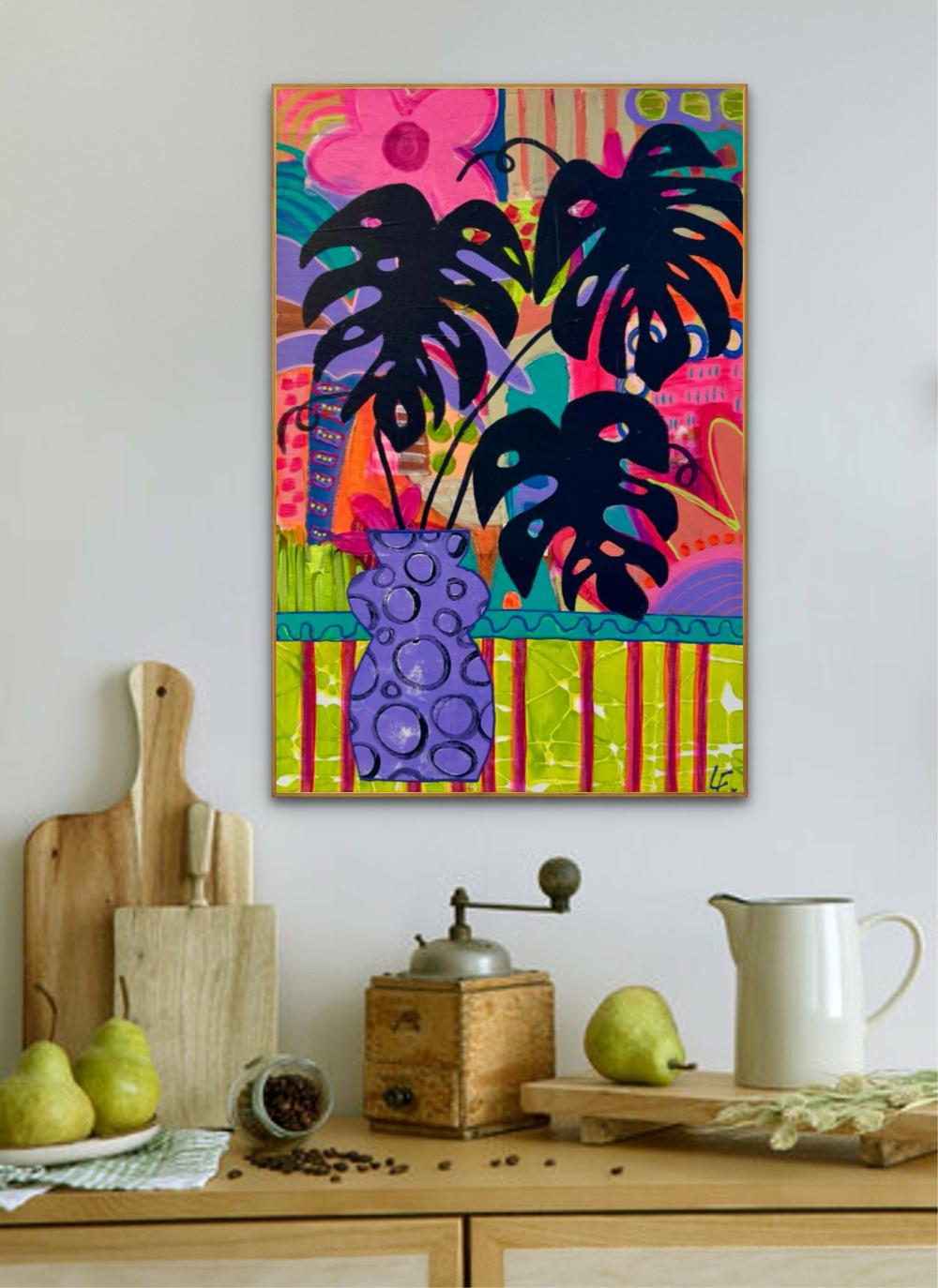Midnight Botanica-by-Lindy Farley-original art-Gioia