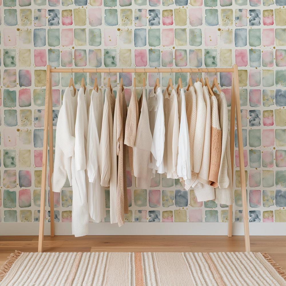 Midsummer Meadow Pattern IVA-wallpaper-eco-friendly-easy-removal-Laura Marshall-5