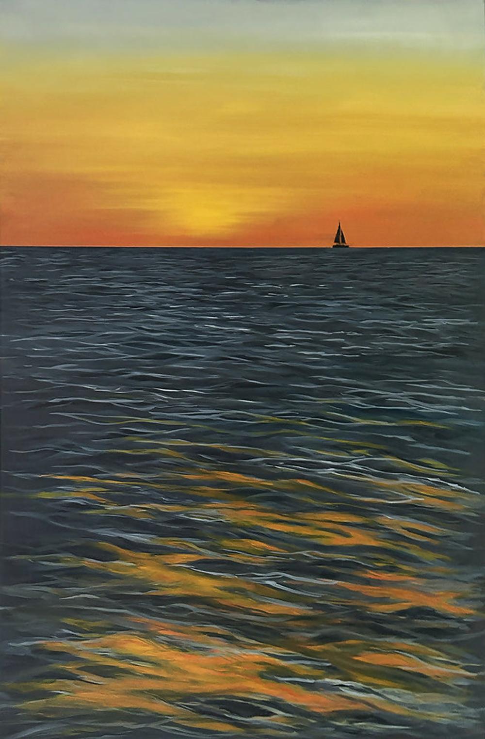 Mindil Beach Sunset-by-Pamela Gleeson-original art-Gioia