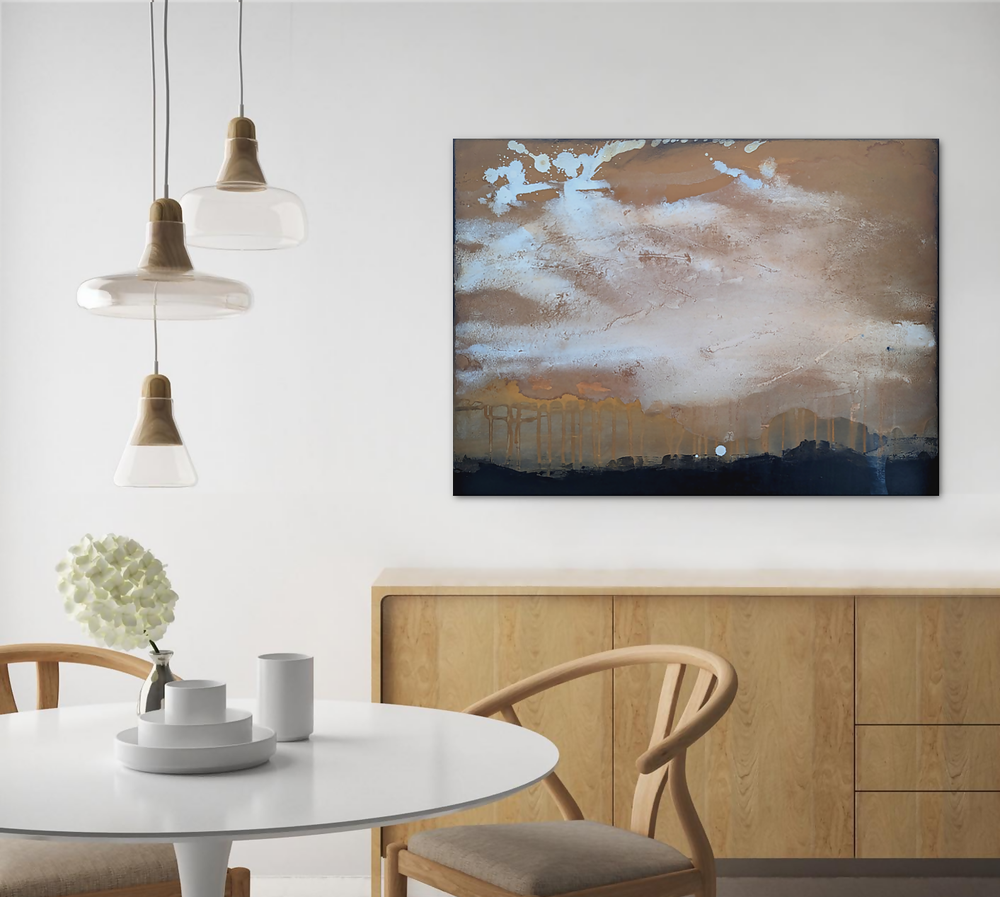 Mini Landscape No 7-by-Emilie Heurtevent Original Artwork-original art-Gioia