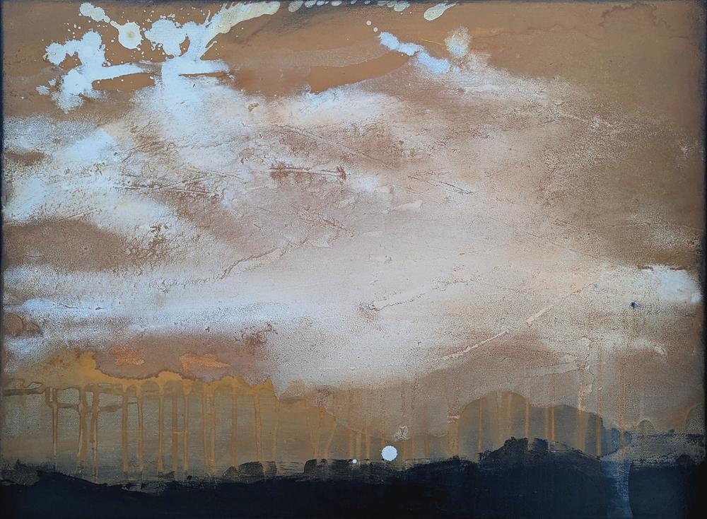 Mini Landscape No 7-by-Emilie Heurtevent Original Artwork-original art-Gioia