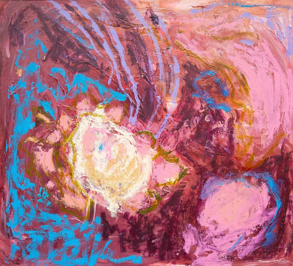 Moon Flower-by-Elle Pervez-original art-Gioia