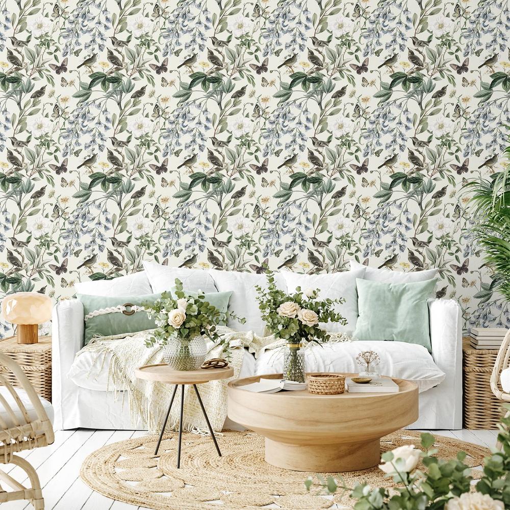 Moonlit Garden Pattern I-wallpaper-eco-friendly-easy-removal-Katie Pertiet-5