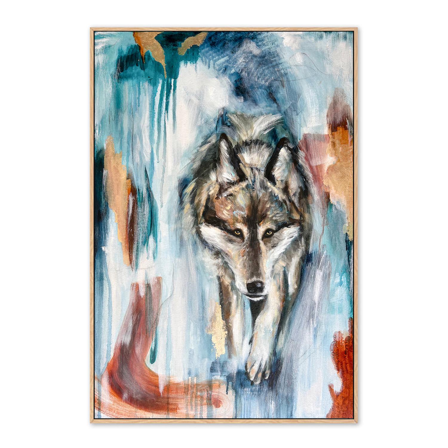 Moonlit Wanderer, Original Hand-Painted Canvas By Emily Birdsey-by-Emily Birdsey-original art-Gioia