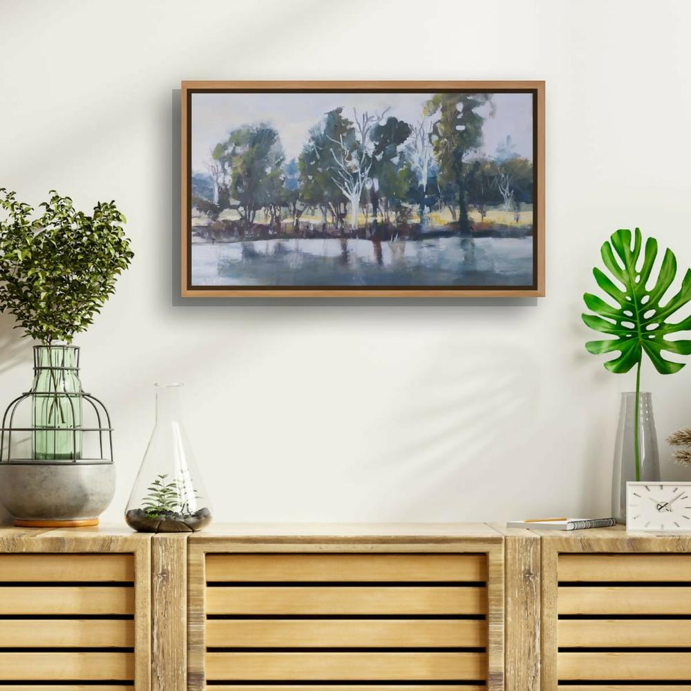 Mornings Reflections-by-Claire Skeet-original art-Gioia