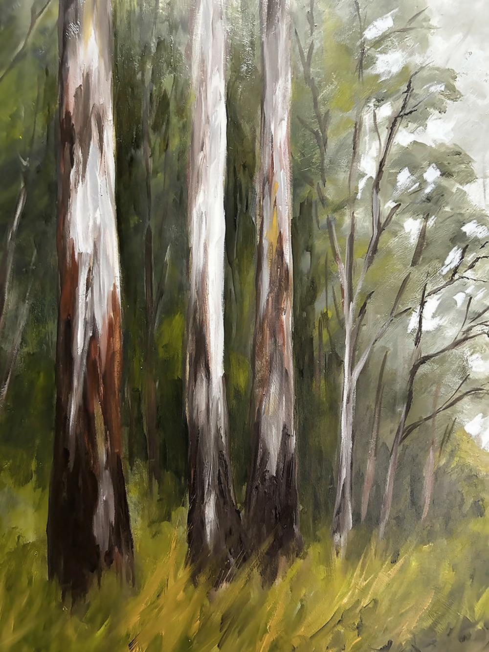 Mountain Ash Otway Ranges-by-Pamela Gleeson-original art-Gioia
