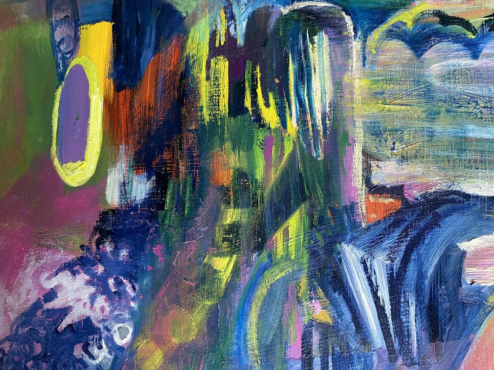 Mountain. Cascade-by-Tara Harris Original Art-original art-Gioia