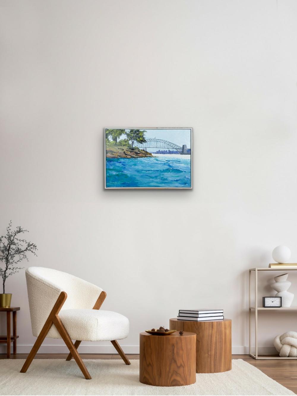 Mrs Macquarie Chair-by-Geoff Hargraves-original art-Gioia