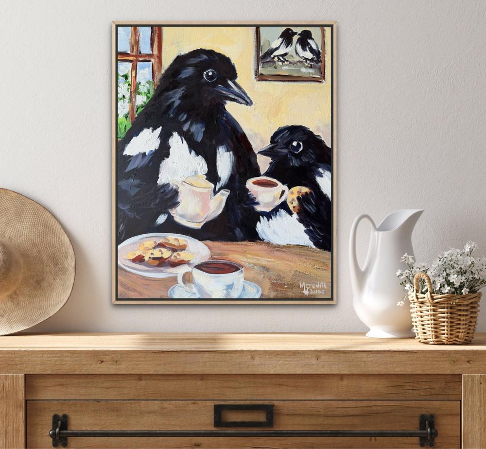 Mum loves Tea , Original Artwork-by-Meredith Howse-original art-Gioia