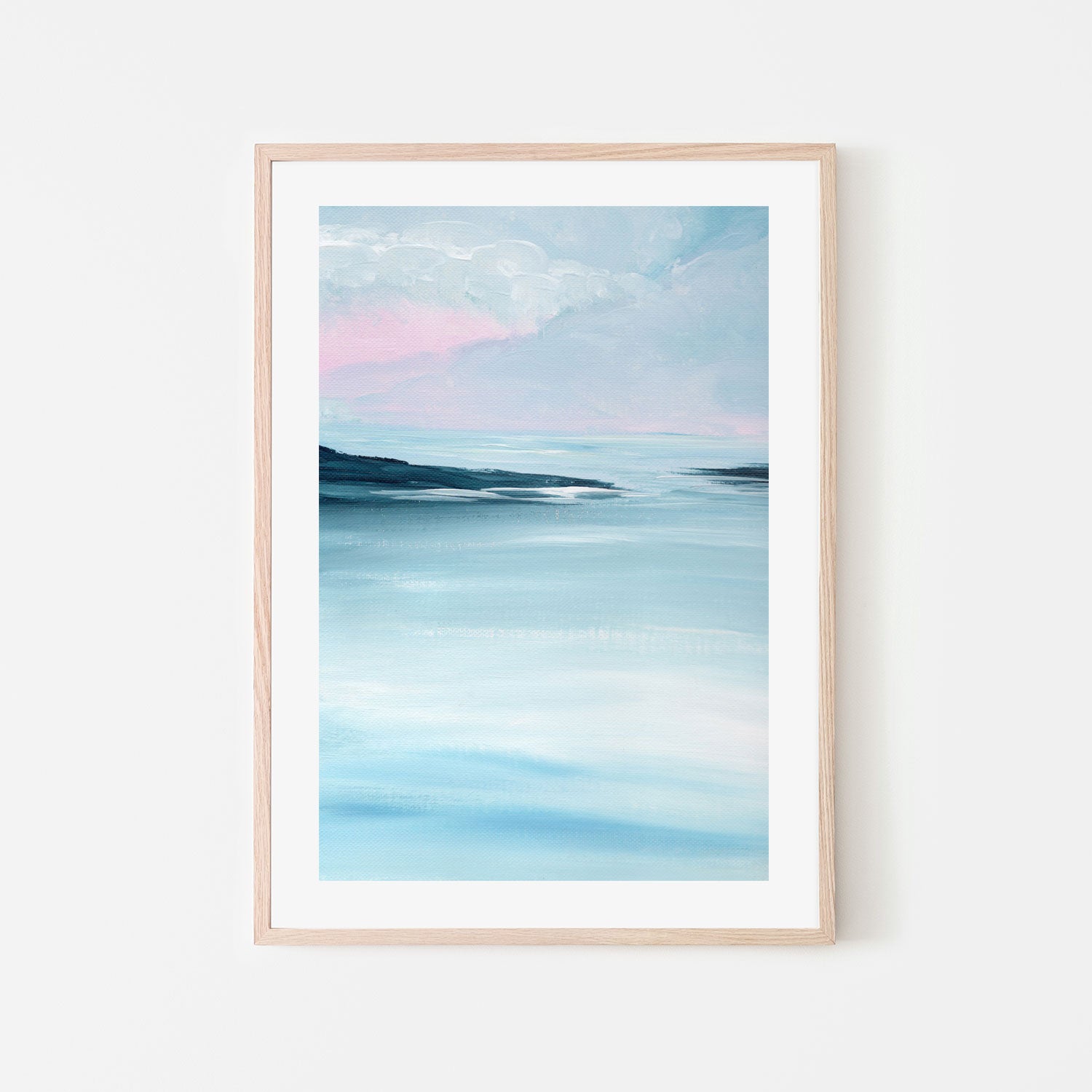 Waves Of Tranquility, Style A, Hand-Painted Canvas