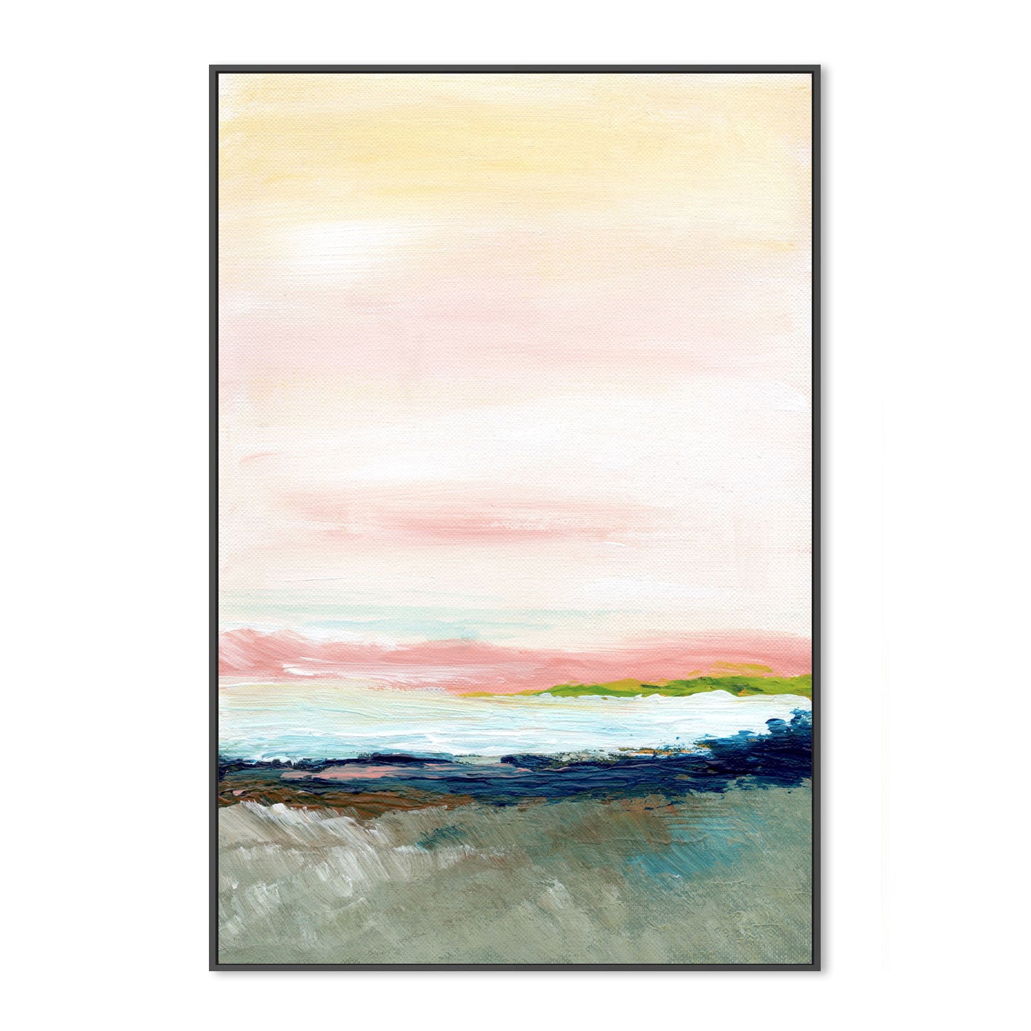 Morning Mist, Style A, Hand-Painted Canvas