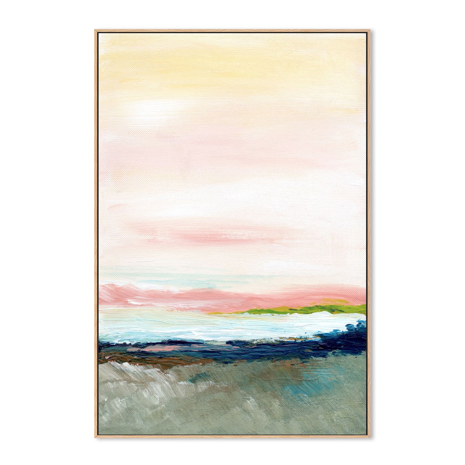 Morning Mist, Style A, Hand-Painted Canvas