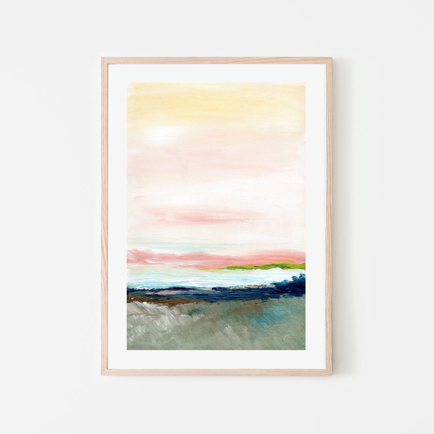 Morning Mist, Style A, Hand-Painted Canvas