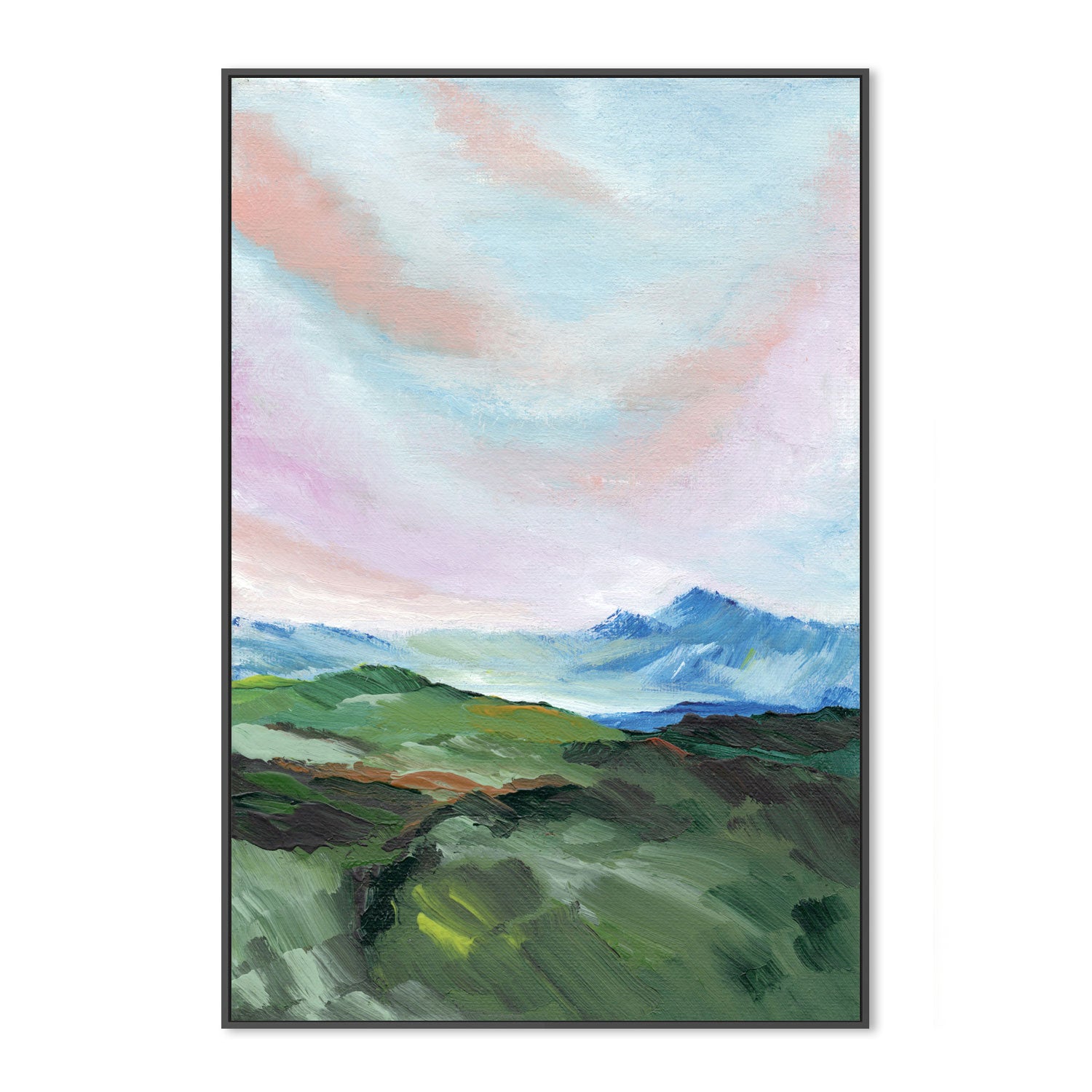 Serene View, Hand-Painted Canvas