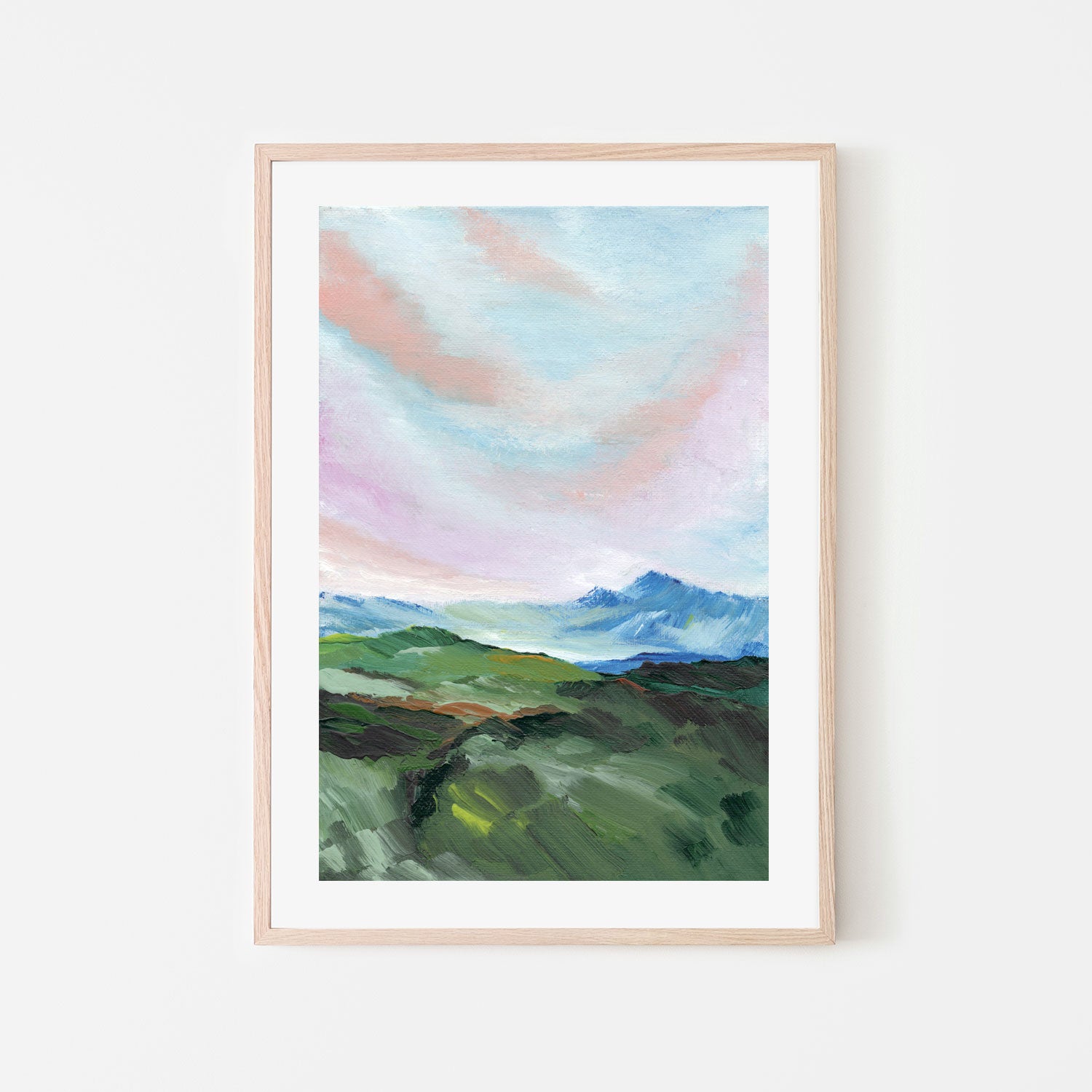 Serene View, Hand-Painted Canvas