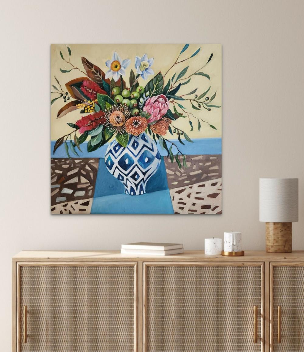 Native Bouquet-by-Susan Trudinger Original Art-original art-Gioia