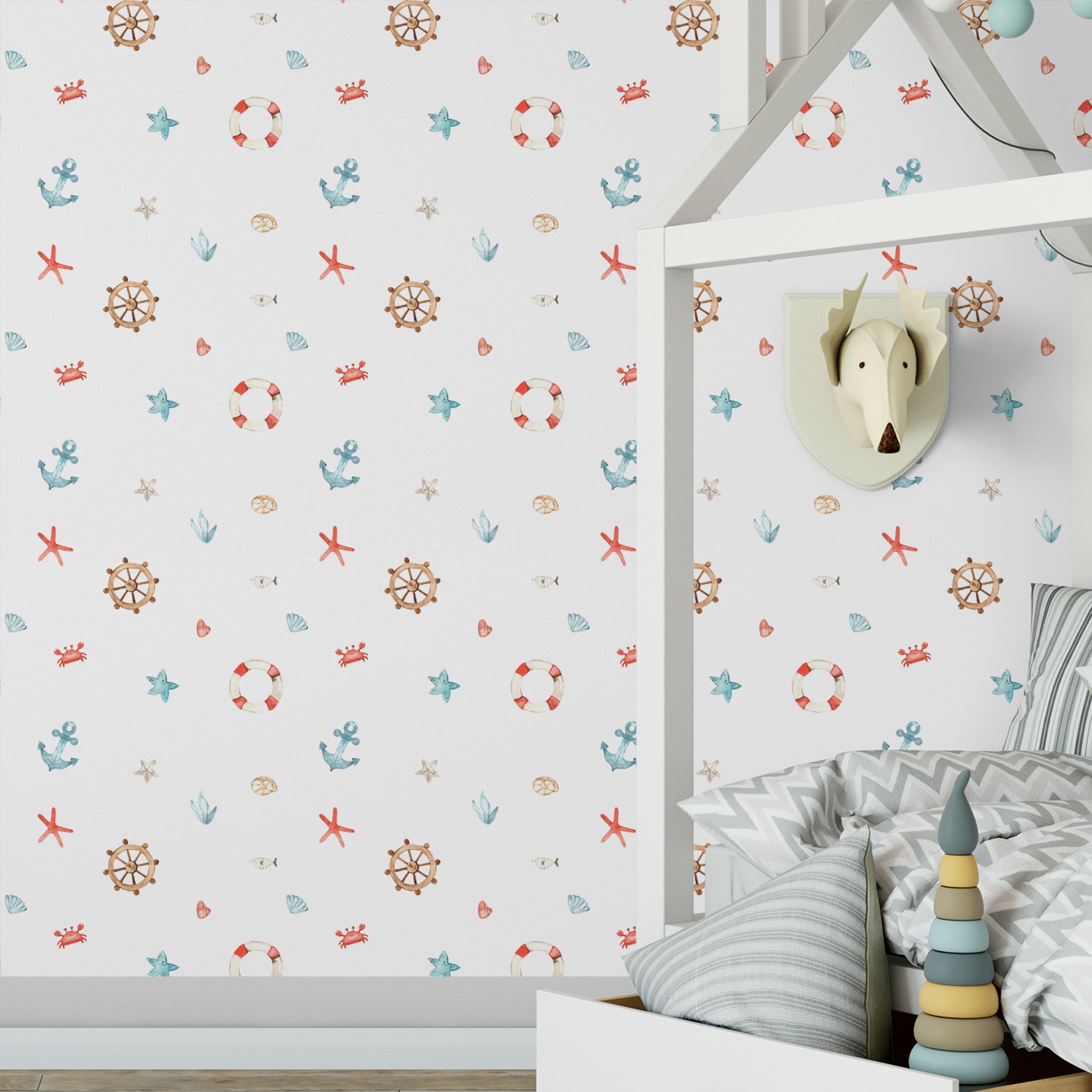 Nautical Fun-wallpaper-eco-friendly-easy-removal-Gioia Wall Art-2