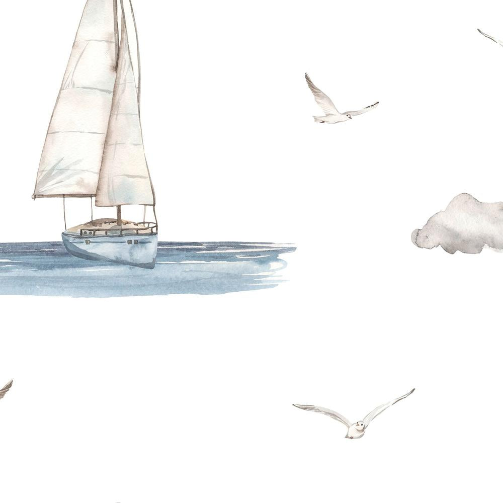 Nautical Sailboat-wallpaper-eco-friendly-easy-removal-Gioia Wall Art-4