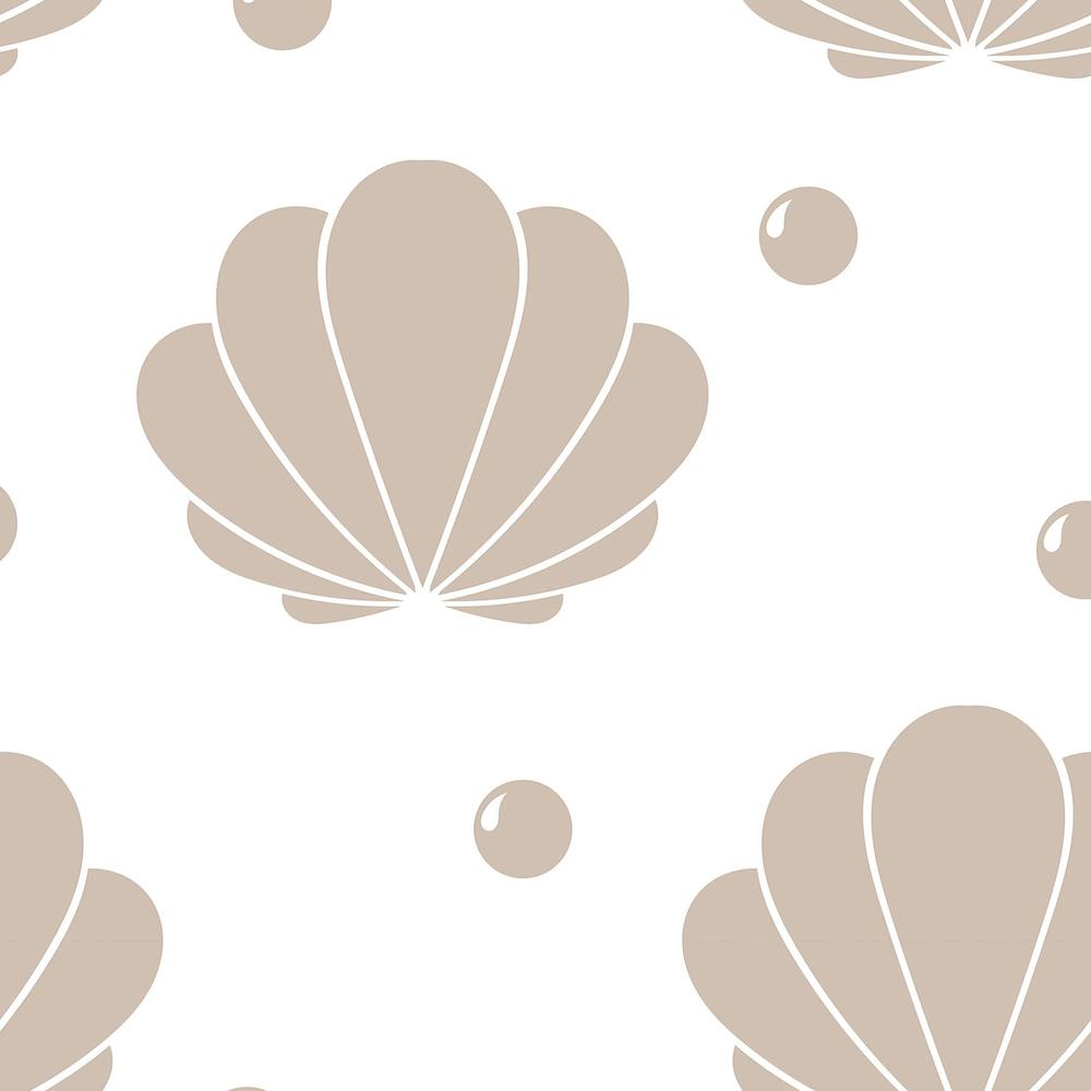 Neutral Shells-wallpaper-eco-friendly-easy-removal-Gioia Wall Art-3